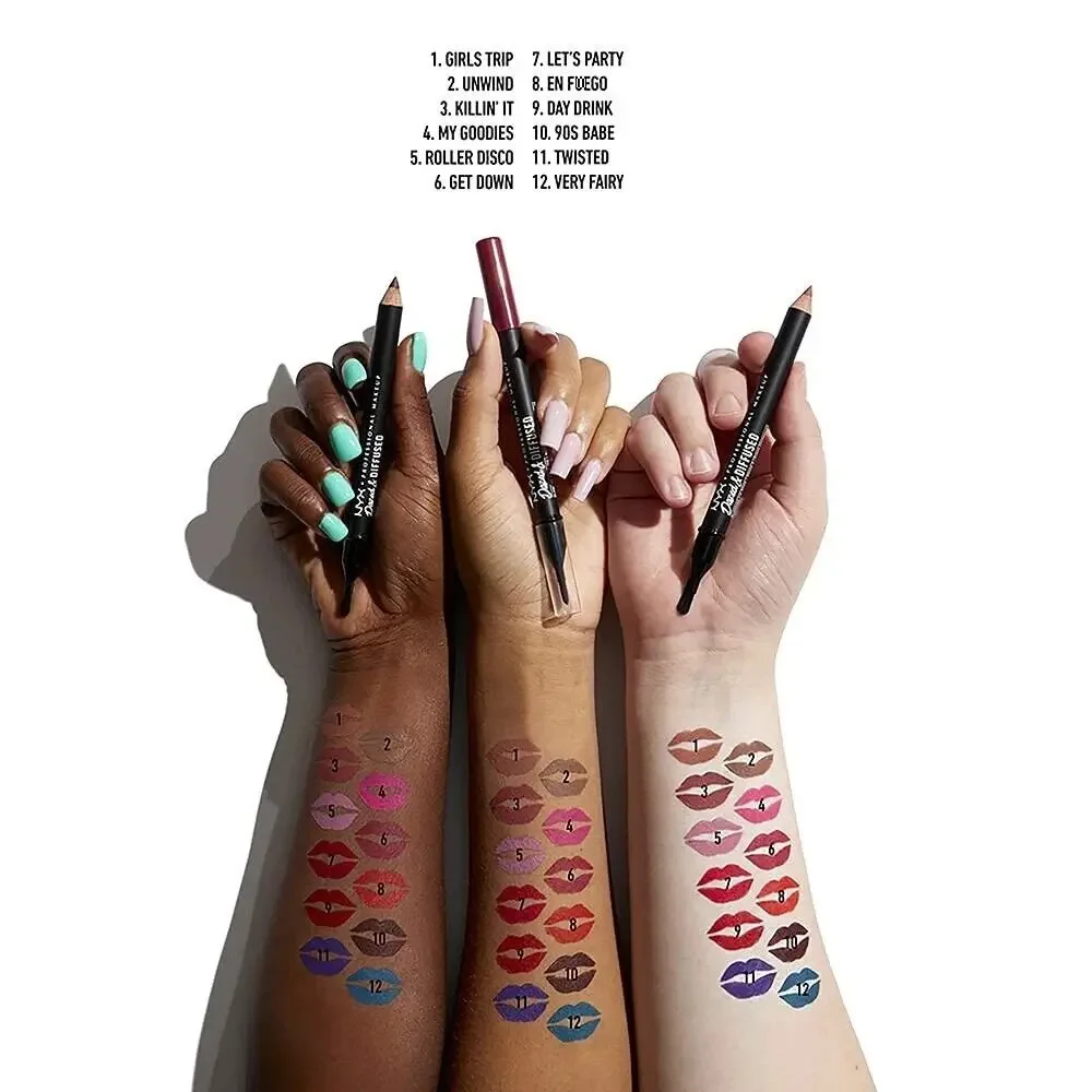 NYX Dazed & Diffused Blurring Lip Stick Bundle